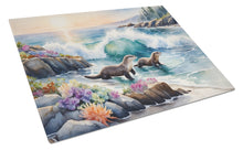 Load image into Gallery viewer, Coastal Wildlife Seals Glass Cutting Boards – Durable, Decorative Kitchen Art