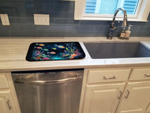 Load image into Gallery viewer, Bioluminescent Fish Dish Drying Mat