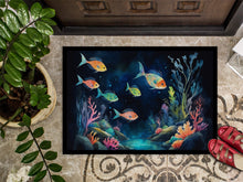 Load image into Gallery viewer, Bioluminescent Fish Doormat-24x36 Indoor / Outdoor Rug | Made in USA