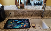 Load image into Gallery viewer, Bioluminescent Fish Dish Drying Mat