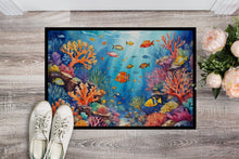 Load image into Gallery viewer, Coral and Fish Doormat-24x36 Indoor / Outdoor Rug | Made in USA