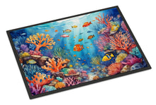 Load image into Gallery viewer, Coral and Fish Doormat-24x36 Indoor / Outdoor Rug | Made in USA