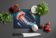 Load image into Gallery viewer, Deep-Sea Jellyfish Glass Cutting Boards – Durable, Decorative Kitchen Art