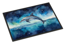 Load image into Gallery viewer, Dolphin in a Starry Sea Doormat - 18X27 Indoor / Outdoor Rug | Made in USA