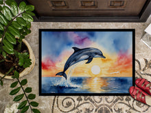 Load image into Gallery viewer, Dolphin Leaping at Sunrise Doormat - 18X27 Indoor / Outdoor Rug | Made in USA