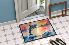 Load image into Gallery viewer, Dolphin Leaping at Sunrise Doormat-24x36 Indoor / Outdoor Rug | Made in USA