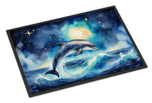 Load image into Gallery viewer, Dolphin in a Starry Sea Doormat-24x36 Indoor / Outdoor Rug | Made in USA