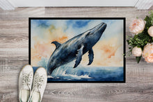 Load image into Gallery viewer, Humpback Whale Breaching Doormat-24x36 Indoor / Outdoor Rug | Made in USA