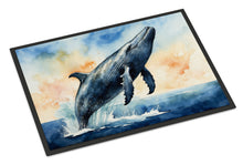 Load image into Gallery viewer, Humpback Whale Breaching Doormat-24x36 Indoor / Outdoor Rug | Made in USA