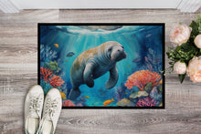 Load image into Gallery viewer, Manatee and Coral Reefs Doormat-24x36 Indoor / Outdoor Rug | Made in USA