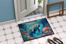 Load image into Gallery viewer, Manatee and Coral Reefs Doormat-24x36 Indoor / Outdoor Rug | Made in USA