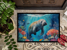 Load image into Gallery viewer, Manatee and Coral Reefs Doormat - 18X27 Indoor / Outdoor Rug | Made in USA
