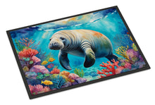 Load image into Gallery viewer, Manatee and Coral Reefs Doormat-24x36 Indoor / Outdoor Rug | Made in USA