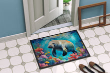 Load image into Gallery viewer, Manatee and Coral Reefs Doormat - 18X27 Indoor / Outdoor Rug | Made in USA
