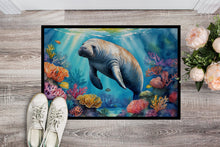 Load image into Gallery viewer, Manatee and Coral Reefs Doormat-24x36 Indoor / Outdoor Rug | Made in USA