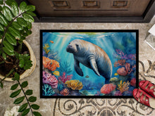 Load image into Gallery viewer, Manatee and Coral Reefs Doormat - 18X27 Indoor / Outdoor Rug | Made in USA