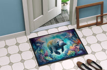 Load image into Gallery viewer, Manatee in a Dreamscape Doormat-24x36 Indoor / Outdoor Rug | Made in USA