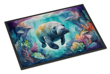 Load image into Gallery viewer, Manatee in a Dreamscape Doormat-24x36 Indoor / Outdoor Rug | Made in USA