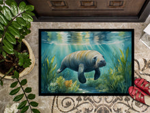 Load image into Gallery viewer, Manatee in a Seagrass Bed Doormat-24x36 Indoor / Outdoor Rug | Made in USA