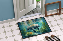 Load image into Gallery viewer, Manatee in a Seagrass Bed Doormat