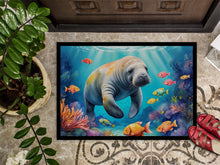 Load image into Gallery viewer, Summer Manatee Doormat-24x36 Indoor / Outdoor Rug | Made in USA