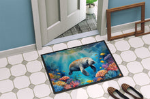Load image into Gallery viewer, Summer Manatee Doormat - 18X27 Indoor / Outdoor Rug | Made in USA