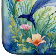 Load image into Gallery viewer, Spring Dolphin Dish Drying Mat