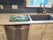 Load image into Gallery viewer, Spring Dolphin Dish Drying Mat