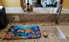 Load image into Gallery viewer, Turtle and Reefs Dish Drying Mat