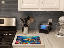 Load image into Gallery viewer, Turtle and Reefs Glass Cutting Boards – Durable, Decorative Kitchen Art