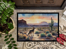 Load image into Gallery viewer, Desert Sunset Coyote Doormat