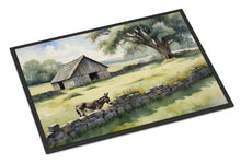 Load image into Gallery viewer, Donkey by the Stone Wall Doormat