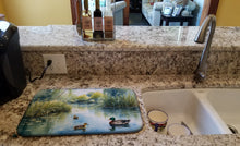 Load image into Gallery viewer, Ducks by the Pond Dish Drying Mat
