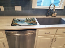 Load image into Gallery viewer, Eagle in Flight Dish Drying Mat