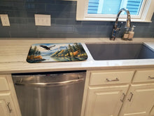 Load image into Gallery viewer, Eagle in Flight Dish Drying Mat