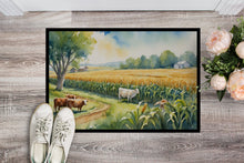 Load image into Gallery viewer, Cows by the Cornfield Doormat