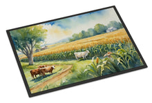 Load image into Gallery viewer, Cows by the Cornfield Doormat