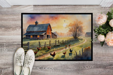 Load image into Gallery viewer, Chicken Farmyard Sunrise Doormat