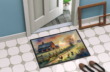 Load image into Gallery viewer, Chicken Farmyard Sunrise Doormat