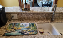 Load image into Gallery viewer, Mountain Stream Dish Drying Mat