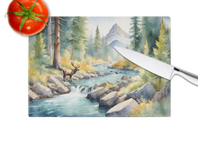 Load image into Gallery viewer, Mountain Stream Glass Cutting Boards – Durable, Decorative Kitchen Art
