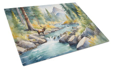 Load image into Gallery viewer, Mountain Stream Glass Cutting Boards – Durable, Decorative Kitchen Art