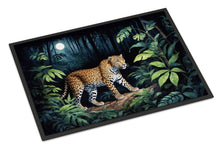 Load image into Gallery viewer, Leopard Nighttime in the Jungle Doormat-24x36 Indoor / Outdoor Rug | Made in USA