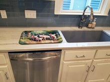 Load image into Gallery viewer, Piglets in the Mud Dish Drying Mat