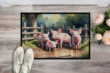 Load image into Gallery viewer, Piglets in the Mud Doormat-24x36 Indoor / Outdoor Rug | Made in USA