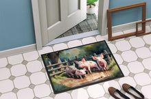 Load image into Gallery viewer, Piglets in the Mud Doormat-24x36 Indoor / Outdoor Rug | Made in USA