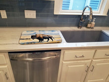 Load image into Gallery viewer, Prairie Bison Dish Drying Mat