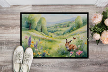 Load image into Gallery viewer, Rabbit Springtime Meadow Doormat-24x36 Indoor / Outdoor Rug | Made in USA