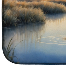 Load image into Gallery viewer, Wetland Wonders Blue Heron Dish Drying Mat