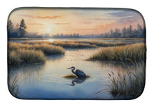 Load image into Gallery viewer, Wetland Wonders Blue Heron Dish Drying Mat